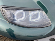 2023 ICON EV i20U - Carro de golf eléctrico utilitario 2 plazas con cama volquete - Hunter Green