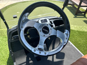 2023 ICON EV i20U - Carro de golf eléctrico utilitario 2 plazas con cama volquete - Hunter Green
