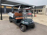 2023 ICON EV i20U - Carro de golf eléctrico utilitario 2 plazas con cama volquete - Hunter Green