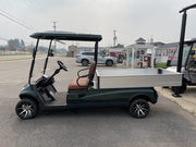 2023 ICON EV i20U - Carro de golf eléctrico utilitario 2 plazas con cama volquete - Hunter Green