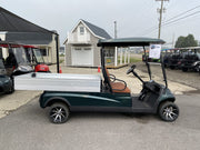 2023 ICON EV i20U - Carro de golf eléctrico utilitario 2 plazas con cama volquete - Hunter Green