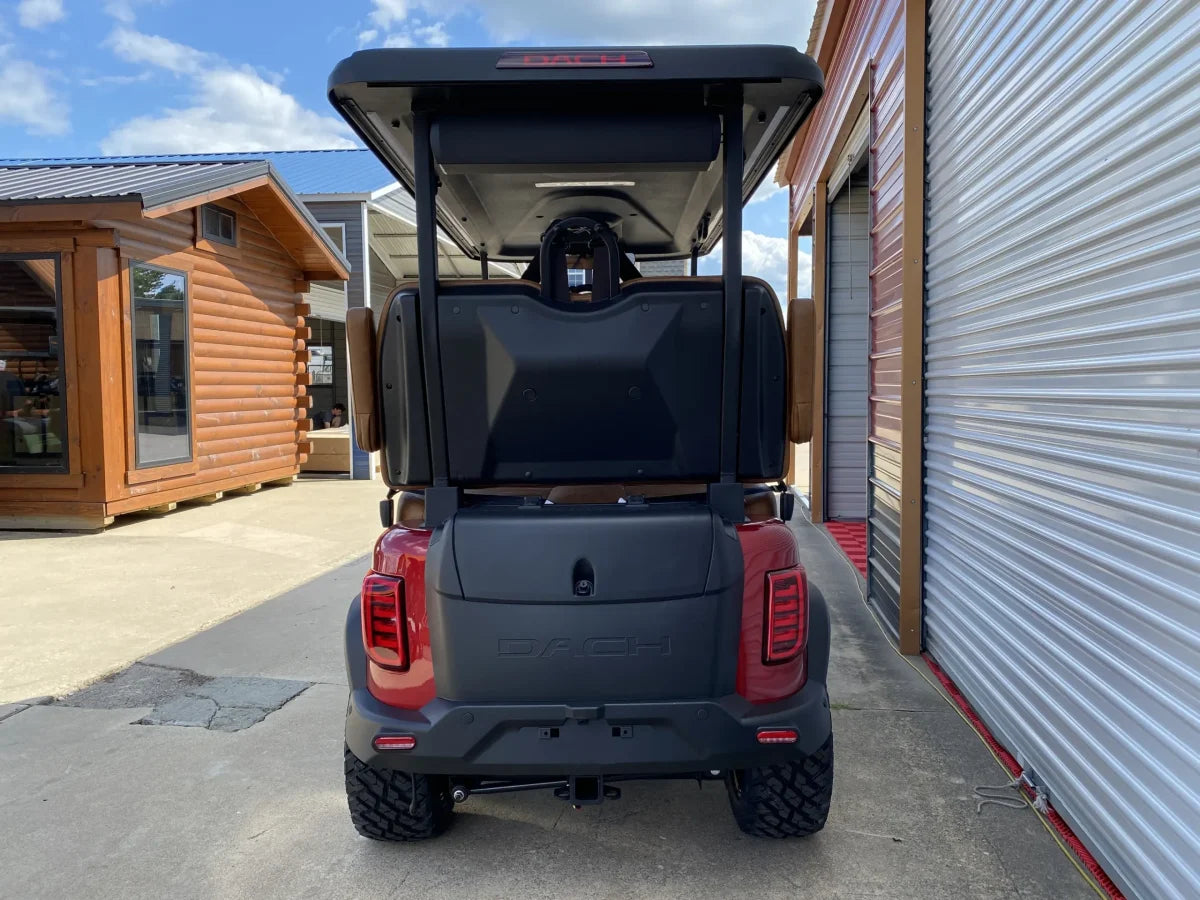 DACH Apollo Gen2 (2026) - Carro de golf eléctrico premium de 4 pasajeros, 73.8V, Rojo