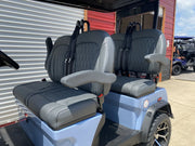 2026 Denago Rover XL-T - Carro de golf eléctrico de 4 pasajeros (Glacier)