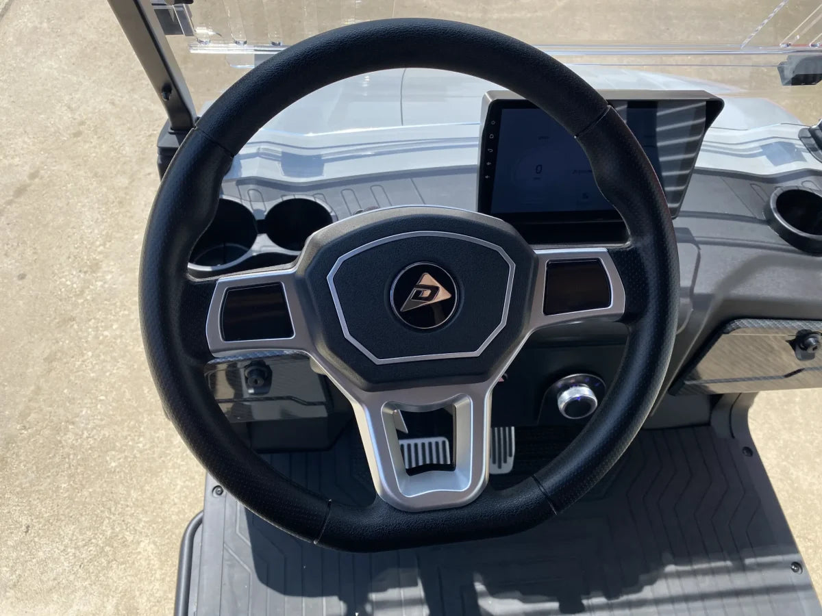 Denago Rover XXL-T (2026) - Golf cart eléctrico de 6 asientos (Grey)
