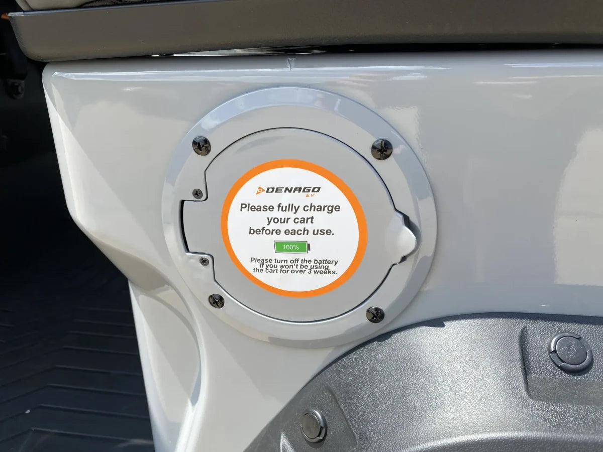 Denago Rover XXL-T | Carrito de golf eléctrico premium de 6 asientos (51.2V 105Ah LiFePO4)