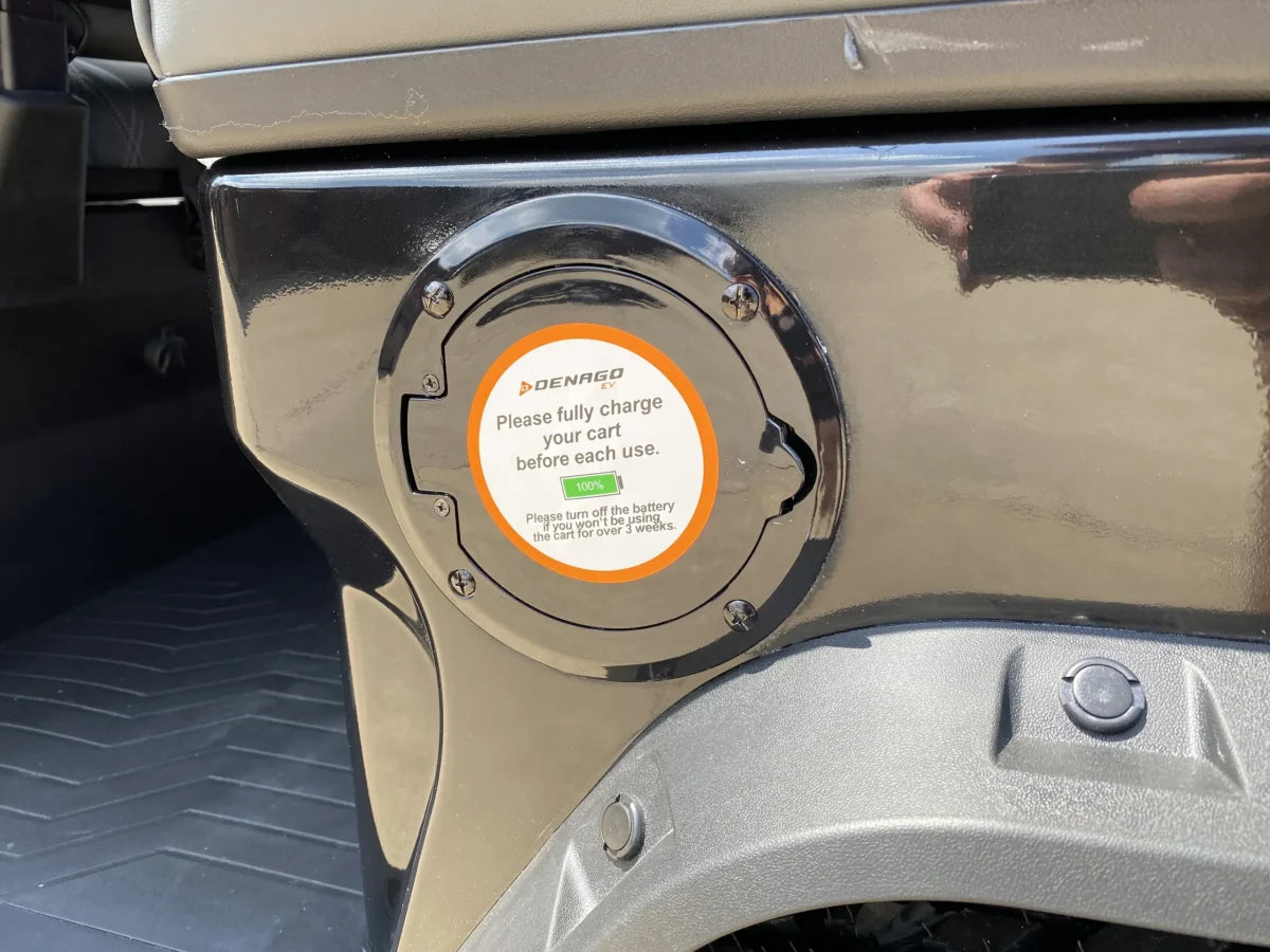 Denago Rover XXL-T (2026) - Golf cart eléctrico de 6 asientos (Grey)