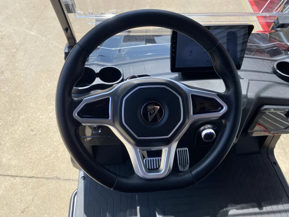 Denago Rover XXL-T (2026) - Golf cart eléctrico de 6 asientos (Grey)