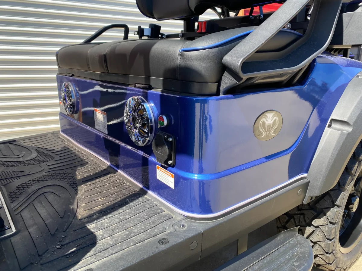 Venom EV Strike 4 - Carro de golf eléctrico premium de 4 pasajeros (52V 105Ah LiFePO4)