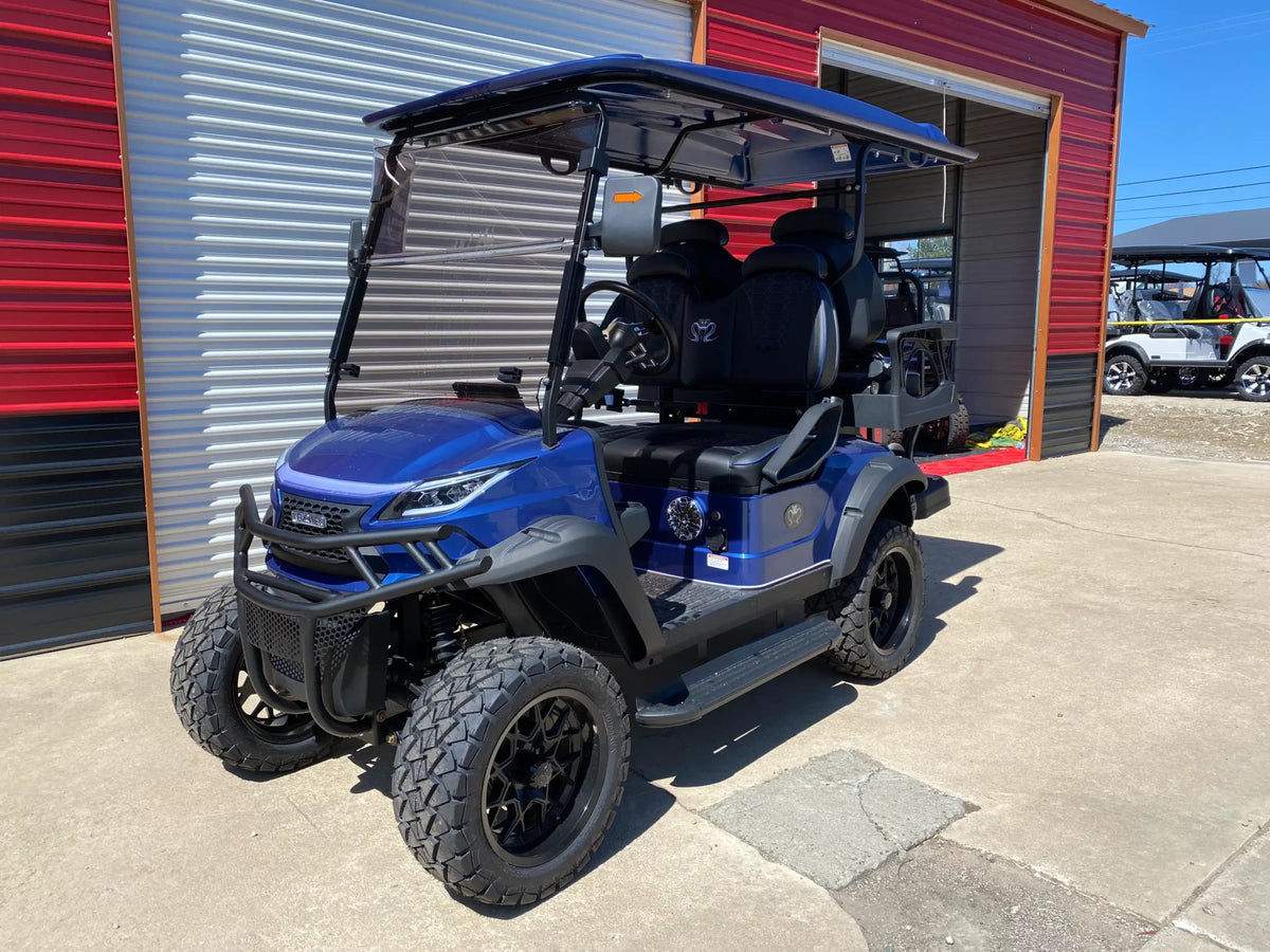 Venom EV Strike 4 - Carro de golf eléctrico premium de 4 pasajeros (52V 105Ah LiFePO4)