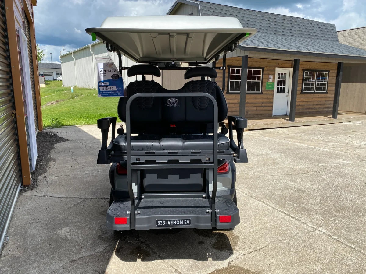 Venom EV Strike 4 - Carro de golf eléctrico premium de 4 pasajeros (52V 105Ah LiFePO4)