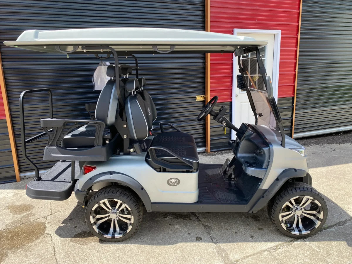 Venom EV Strike 4-NL — Carrito de golf eléctrico de 4 plazas, 52V 105Ah LiFePO4
