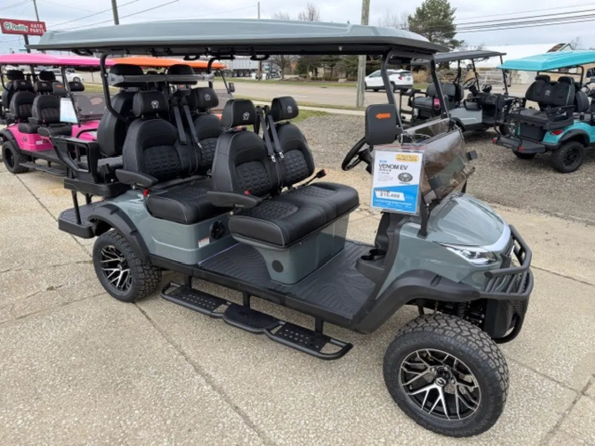 Venom EV Strike 6 | Carro de golf eléctrico premium de 6 pasajeros
