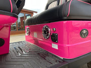 Venom EV Strike 6 Super Pink - Carro de golf eléctrico premium de 6 plazas