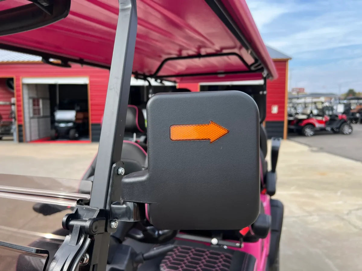 Venom EV Strike 6 Super Pink - Carro de golf eléctrico premium de 6 plazas