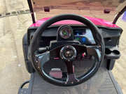 Venom EV Strike 6 Super Pink - Carro de golf eléctrico premium de 6 plazas