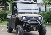 WSM RTX 1100 - Carro de golf/utilitario eléctrico 2 asientos con plataforma basculante y aprobación vial