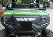 WSM RTX 1100 - Carro de golf / vehículo utilitario eléctrico 2 asientos con plataforma basculante y aprobación para carretera