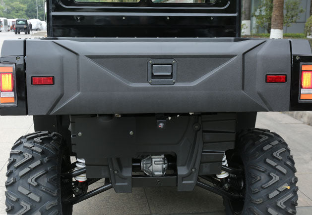 WSM RTX 1100 - Vehículo utilitario eléctrico 4WD 2 plazas con caja basculante y aprobación para carretera (Usado)