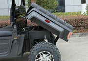 WSM RTX 1100 - Carro de golf/utilitario eléctrico 2 asientos con plataforma basculante y aprobación vial